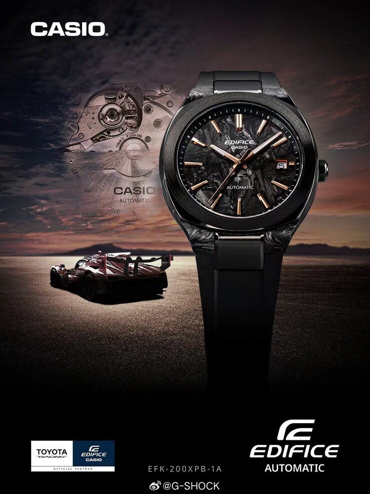 Nowy zegarek Casio Edifice x Toyota Racing EFK-200XPB-1A