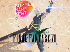 Cloud z Final Fantasy 7 pokazany z logo Summer Game Fest