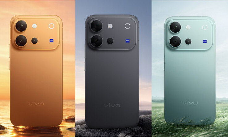 Vivo V8 w kolorach Sunrise Anthem, Stellar Black i Horizon Blue