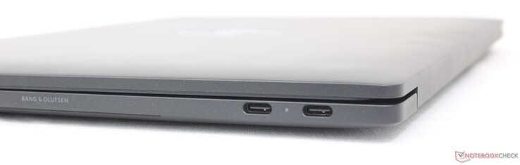 Po prawej: 2x USB-A 4.0 z Thunderbolt 4 + DisplayPort + Power Delivery