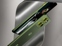 Motorola Edge 70 w opcji kolorystycznej Pantone Bronze Green. (Źródło zdjęcia: via Evan Blass)