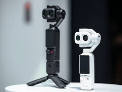 DJI Osmo Pocket 4P w kolorze perłowej bieli.
