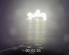 Widok z kamery zamontowanej na pierwszym stopniu rakiety SpaceX Falcon 9 (Źródło zdjęcia: SpaceX)
