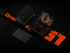 OneXPlayer G1 jest dostępny w jednym czarnym kolorze. (Źródło obrazu: One-Netbook)