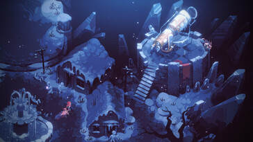 Obraz przedstawiający środowisko w Eldest Souls.