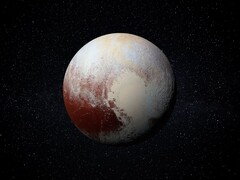 Obraz Plutona wykonany na podstawie zdjęć zrobionych przez sondę New Horizons. (Źródło zdjęcia: 24K-Production, Adobe Stock)