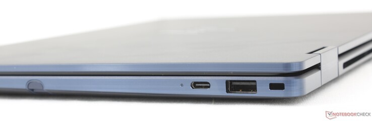 Poprawnie: rysik, USB-C z DisplayPort 1.4 + Power Delivery 3.0 (10 Gb/s), USB-A (5 Gb/s), Nano Lock