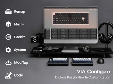 Reklamowane są rozbudowane opcje konfiguracji. (źródło obrazu: Epomaker)