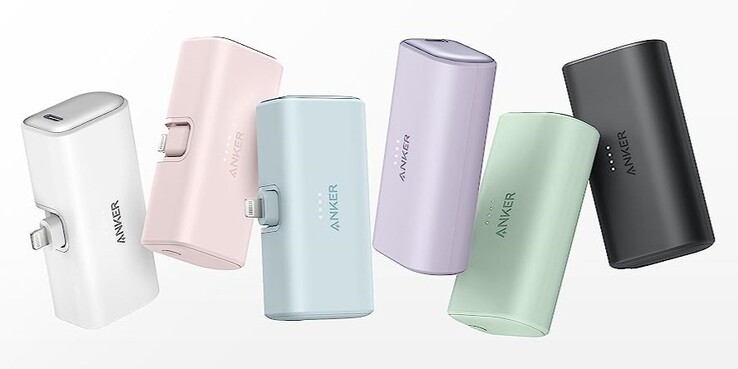 Power Bank Anker 621 (wbudowane złącze Lightning, 12 W) jest dostępny w różnych kolorach. (Źródło obrazu: Anker)