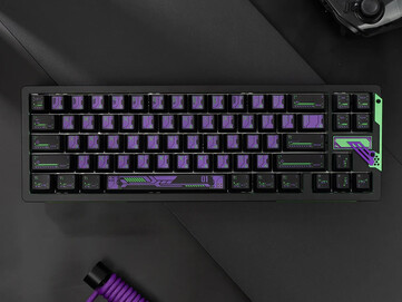 Chilkey Slice68 HE widok z góry w kolorystyce Purple 01. (Źródło zdjęcia: Chilkey)