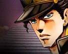 Jotaro Kujo na oficjalnej grafice promującej grę „JoJo's Bizarre Adventure: Eyes of Heaven”.