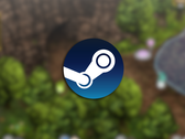 Na zdjęciu - logo Steam nałożone na zrzut ekranu z gry Wayblazer Dämmerung.