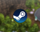 Na zdjęciu - logo Steam nałożone na zrzut ekranu z gry Wayblazer Dämmerung.