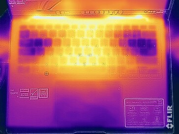 Test naprężeń w temperaturach powierzchniowych (góra)