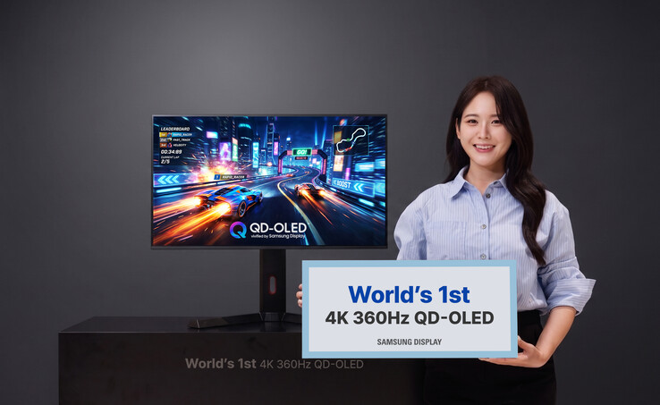 Samsung Display opracowuje pierwszy na świecie QD-OLED 4K 360 Hz dla monitorów.