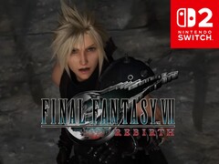 Pokazano baner Final Fantasy 7 Rebirth Switch 2