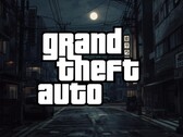 Logo Grand Theft Auto na tle Tokio (źródło obrazu: Rockstar Games z poprawkami)