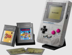 Lego Game Boy w skali 1:1 został już przekształcony w konsolę do gier (Źródło obrazu: Lego.com)