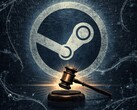 Wyświetlany jest baner dotyczący pozwu antymonopolowego Valve