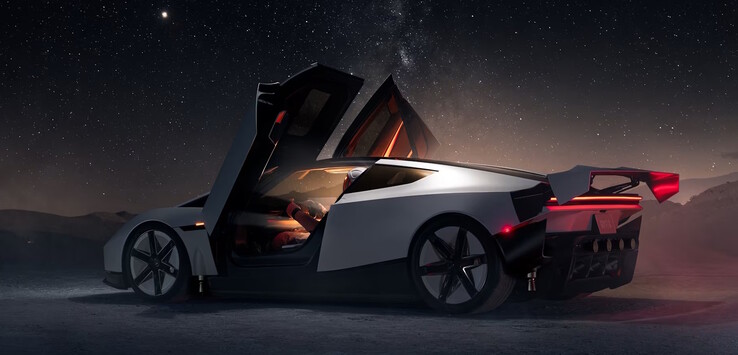 Tesla Roadster EV jest wykonany z lekkiego włókna węglowego, magnezu i tytanu.