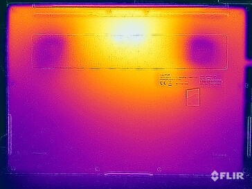 Test naprężeń temperatury powierzchni (dół)