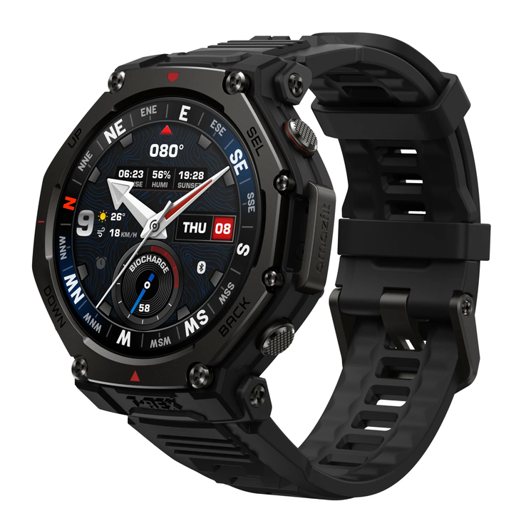 Smartwatch Amazfit T-Rex 3 Pro 44 mm Tactical Black. (Źródło zdjęcia: Amazfit)