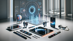 Produkty nowej generacji Apple (wygenerowane przy użyciu DALL-E 3)