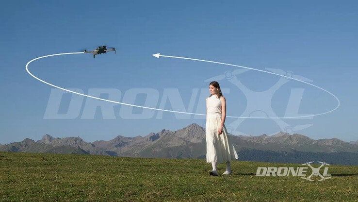 Mówi się, że DJI ulepszyło swoją technologię 360° ActiveTrack dla Mini 5 Pro. (Źródło zdjęcia: via DroneXL)