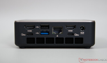 Sapphire Edge AI - złącza z tyłu