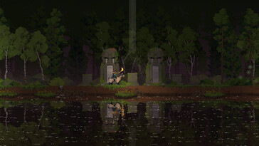 Na obrazie: zrzut ekranu z rozgrywki w Kingdom Two Crowns.