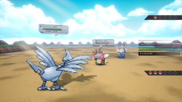 Na zdjęciu: zrzut ekranu z rozgrywki z gry Pokémon Gamma Emerald.