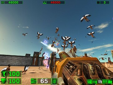 Na zdjęciu: zrzut ekranu z rozgrywki z gry „Serious Sam Classic: The First Encounter”.