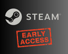Baner przedstawiający logo Steam ze znaczkiem wczesnego dostępu (źródło obrazu: Steam z poprawkami)