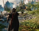 Demo techniczne Wiedźmina 4 uruchomione na PS5 z ray tracingiem przy 60 FPS. (Źródło obrazu: Unreal Engine na YouTube, zrzut ekranu)