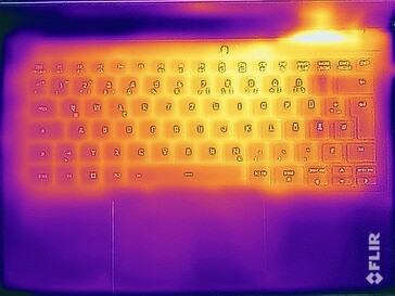 Test naprężeń w temperaturach powierzchniowych (góra)