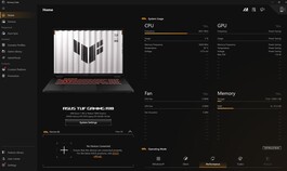 Tryby wydajności Armoury Crate