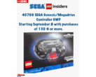 Rzekomy wyciek przedstawiający replikę LEGO kontrolera SEGA Genesis (źródło obrazu: Itavix bricks Instagram)