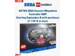 Rzekomy wyciek przedstawiający replikę LEGO kontrolera SEGA Genesis (źródło obrazu: Itavix bricks Instagram)