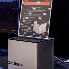 Abee AI Station wydaje się być wyższa niż wiele konkurencyjnych mini-PC AMD Strix Halo. (Źródło zdjęcia: Abee via @9550pro)