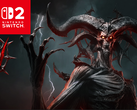 Okładka gry „Diablo 4” z logo Nintendo Switch 2 (przerobiona w serwisie Canva).