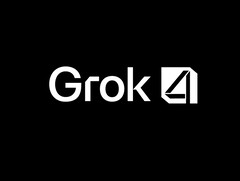 Logo modelu językowego Grok 4 AI. (Źródło obrazu: xAI)
