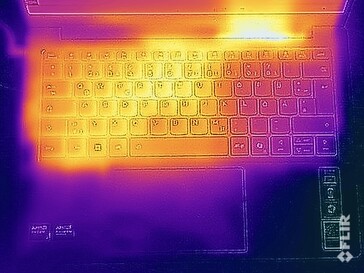 Test naprężeń w temperaturach powierzchniowych (góra)