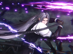 Sephiroth w akcji w grze „Final Fantasy VII: Ever Crisis”.