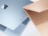 Surface Laptop Go 3 w dwóch z czterech kolorów premierowych. (Źródło zdjęcia: @rquandt &amp; WinFuture)