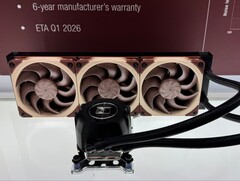 Chłodzenie procesora AIO firmy Noctua zaprezentowane na targach Computex 2025. (Źródło zdjęcia: Computerbase)