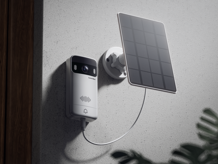 Inteligentny wideodomofon SwitchBot można również ładować za pomocą panelu słonecznego (źródło obrazu: SwitchBot)