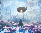 Obraz przedstawiający statek kosmiczny w No Man's Sky.