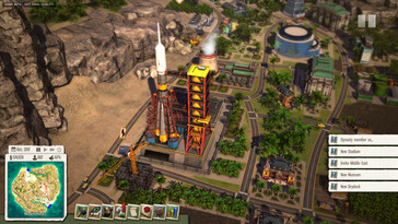 Zdjęcie przedstawiające rakietę w grze „Tropico 5”.