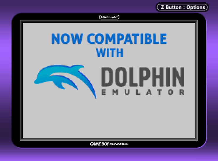 Oficjalna grafika przedstawiająca gracza GBA firmy Dolphin.
