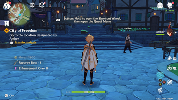 Genshin Impact działa w miarę grywalnie (źródło obrazu: Notebookcheck)